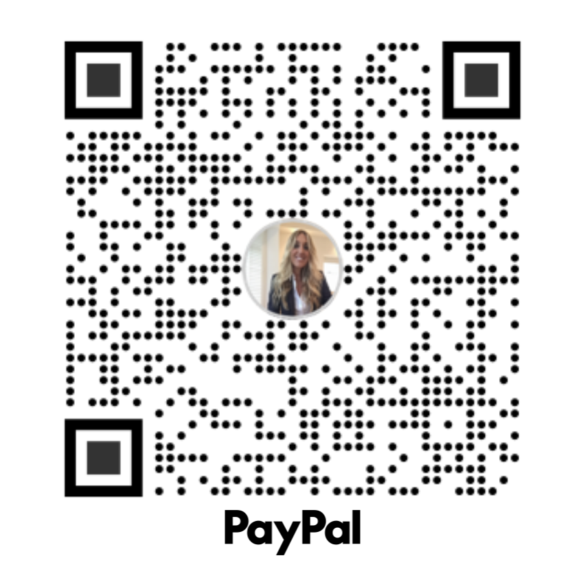 PayPal payment QR code for Loretta Gold